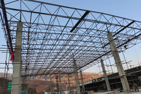 东丽钢结构网架图片