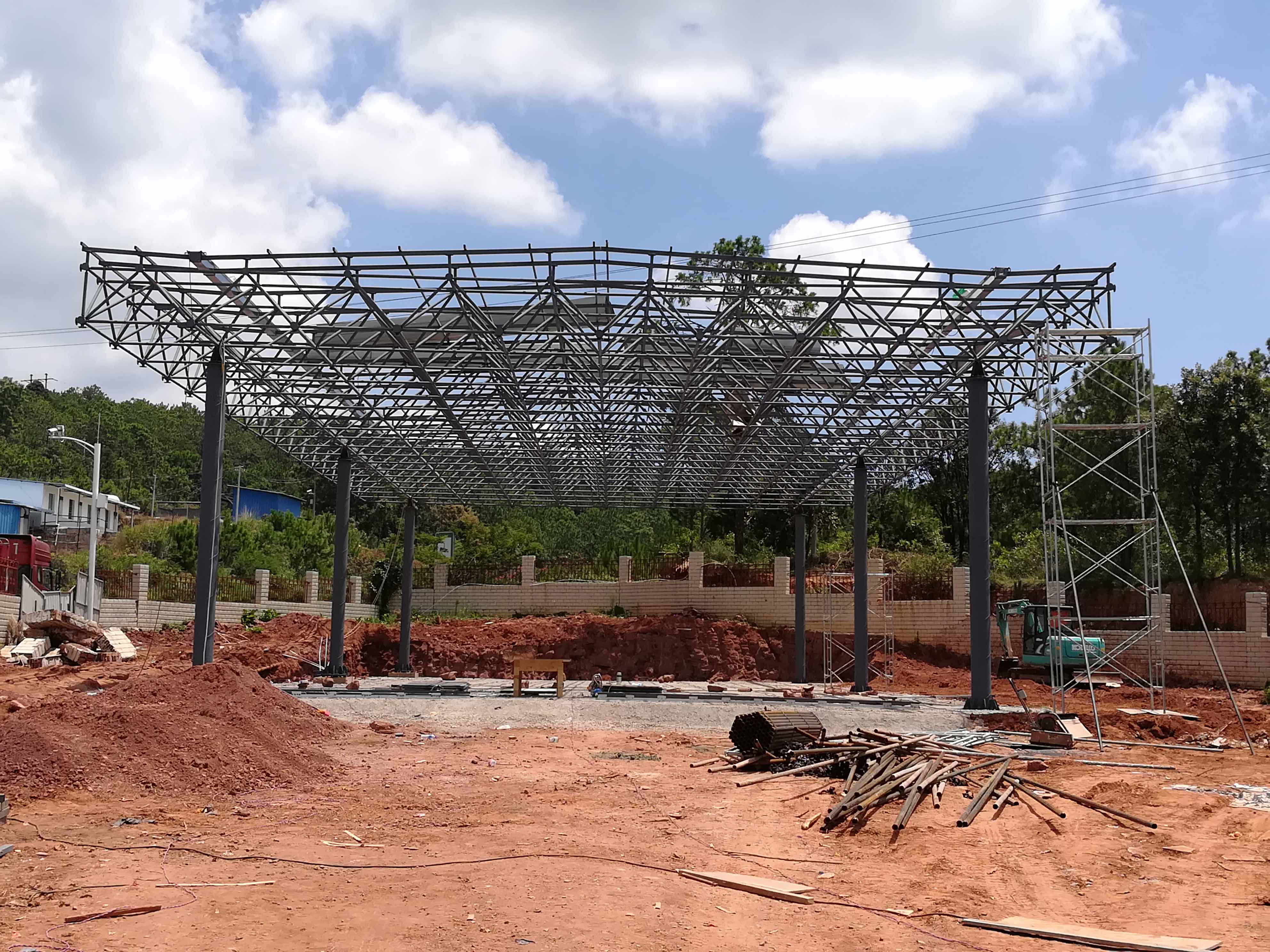 东丽加油站网架屋面